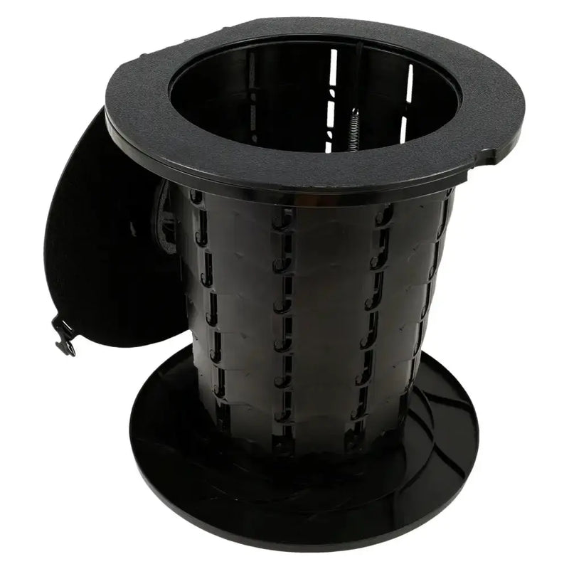 Habicare SS Adjustable Folding Portable Camping Toilet Adjustable Folding Portable Camping Toilet