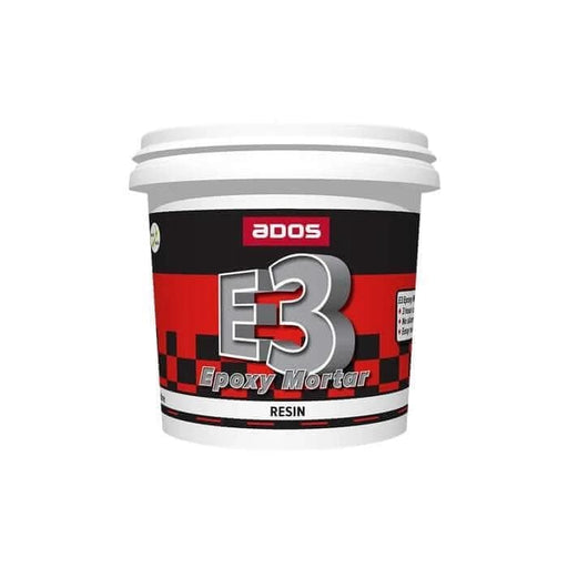 ADOS E3 Two Part Epoxy Mortar Resin 10L Watertight Repair Kit for Concrete Brick Plaster Cracks Joints