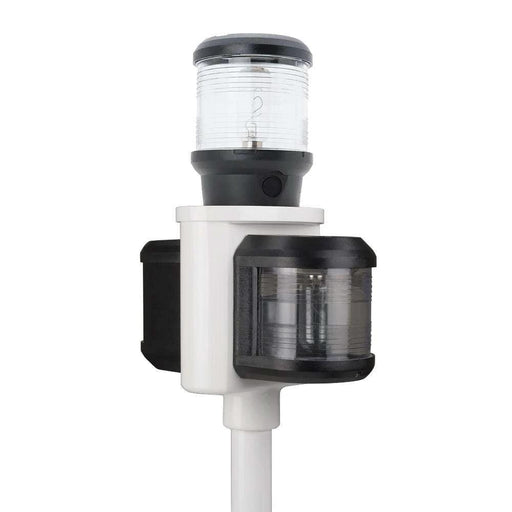 White Universal Box Top For Masthead And Stern By Advance Trident For Seaview Modular Light Bar Electronics Protection