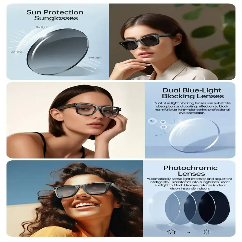 AI Smart Glasses – 4K Camera, Translation, Music & Calls (4 models available) – view 24
