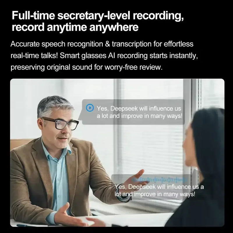 AI Smart Glasses 800W Camera – Photo/Video & Calls (different models available) – view 8