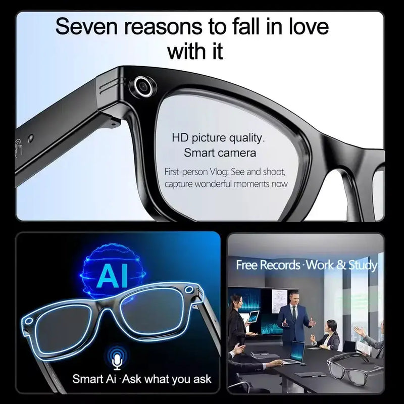 AI Smart Glasses 800W Camera – Photo/Video & Calls (different models available) – view 4