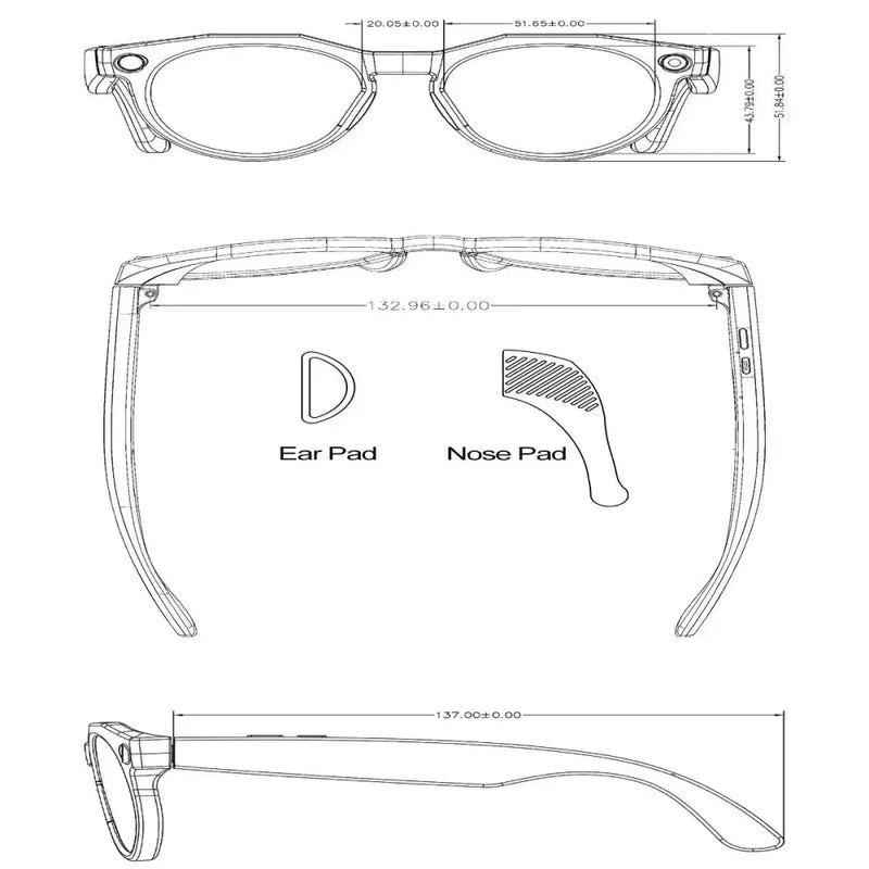 AI Smart Glasses with 4K Camera & Wi-Fi Transmission (different colours available) – view 19