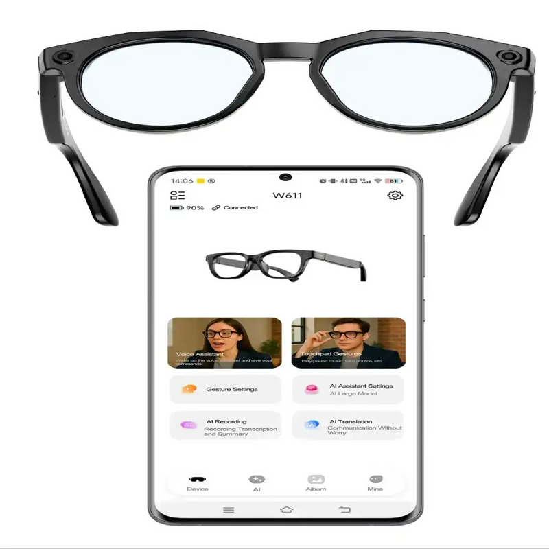 AI Smart Glasses with 4K Camera & Wi-Fi Transmission (different colours available) – view 12
