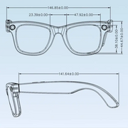 Habicare 9eight5 AI Smart Glasses with 5MP Camera & Bluetooth AI Smart Glasses with 5MP Camera & Bluetooth