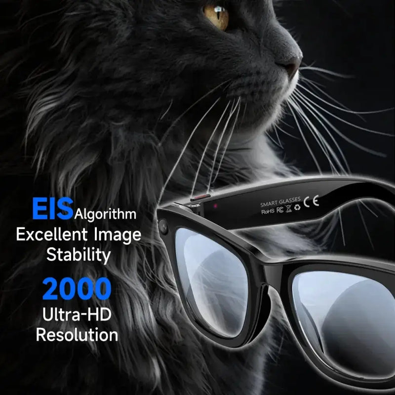 Habicare 9eight5 AI Smart Glasses with 5MP Camera & Bluetooth AI Smart Glasses with 5MP Camera & Bluetooth