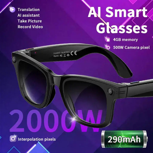 Habicare 9eight5 AI Smart Glasses with 5MP Camera & Bluetooth AI Smart Glasses with 5MP Camera & Bluetooth
