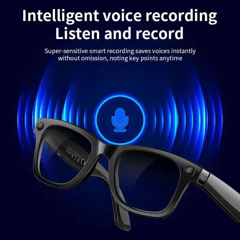 Habicare 9eight5 AI Smart Glasses with 5MP Camera & Bluetooth AI Smart Glasses with 5MP Camera & Bluetooth