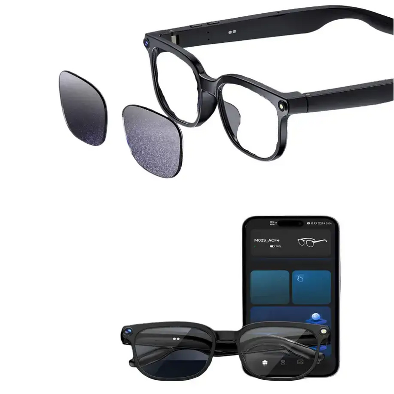 Habicare 9eight5 AI Smart Glasses with 8MP Camera & Bluetooth Audio AI Smart Glasses with 8MP Camera & Bluetooth Audio