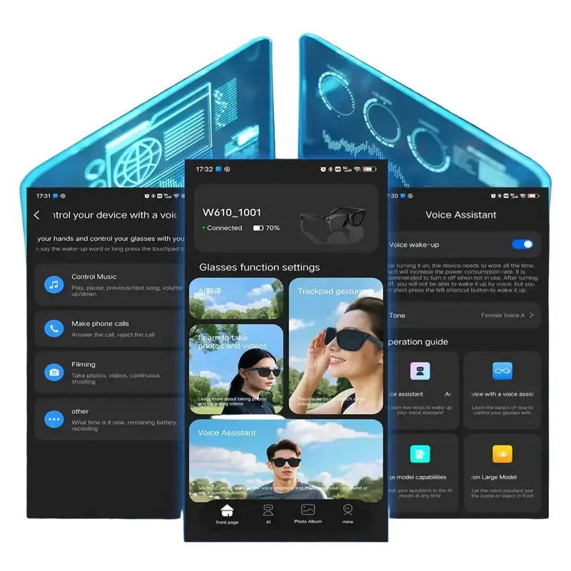 AI Smart Glasses with Camera & Bluetooth Call (different models available) – view 15