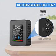 9eight5 Tools & Kits (multipurpose) Air Quality Monitor - 5 in 1 Air Quality Monitor - 5 in 1