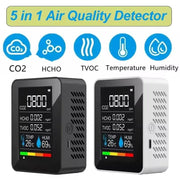 9eight5 Tools & Kits (multipurpose) Air Quality Monitor - 5 in 1 Air Quality Monitor - 5 in 1