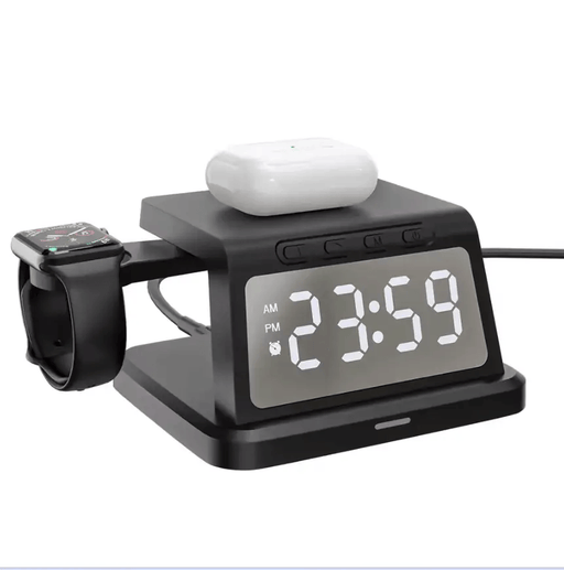 Digital Alarm Clock Wireless Charger – 3W/5W/7.5W/10W Multifunction Charger – view 1