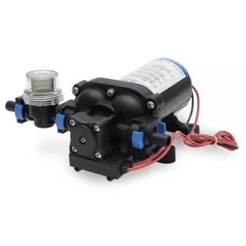 Water Pressure Pump WPS 3.5 12V Albin Pump Marine Pulsation Free 13.2 L per Minute 40 PSI Booster for Boats and RVs