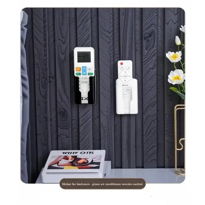 Habicare No-Drill Wall-Mounted Remote Control Holder No-Drill Wall-Mounted Remote Control Holder
