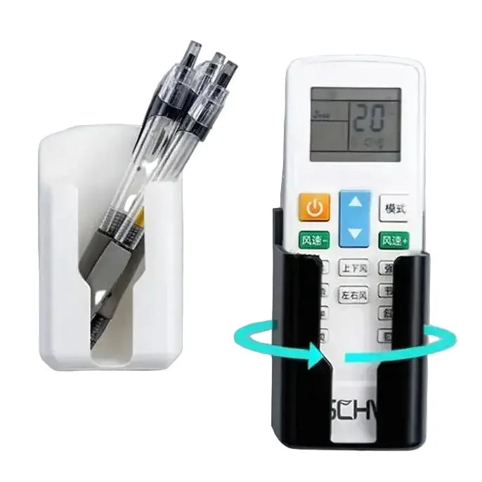 Habicare No-Drill Wall-Mounted Remote Control Holder No-Drill Wall-Mounted Remote Control Holder