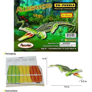 9eight5 3D Puzzle Alligator (illuminated) Alligator (illuminated)