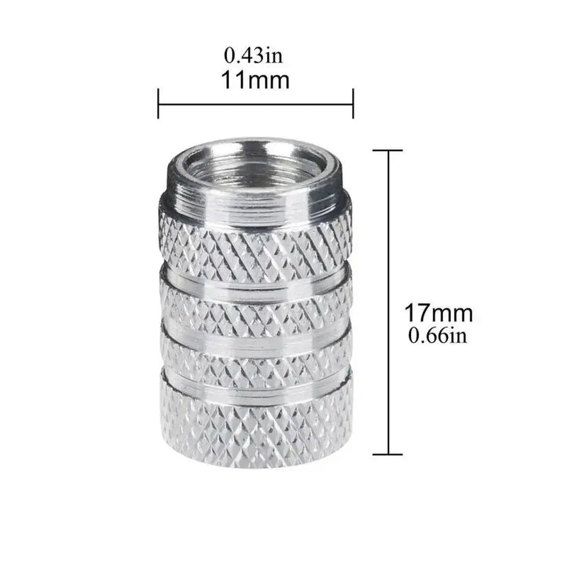 Aluminium Tire Valve Stem Caps (4Pcs) (different colours available) – view 2