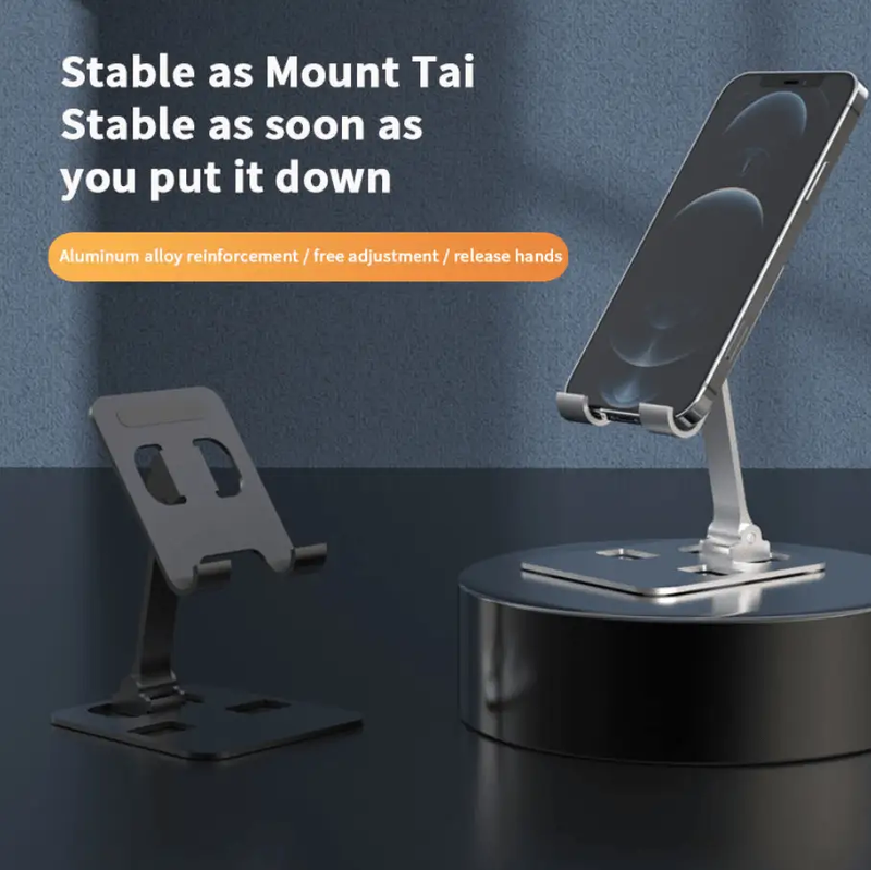 Aluminum Alloy Universal Flexible Adjustable Foldable Cell Phone & Tablet Holder – view 3