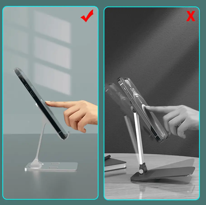 Aluminum Alloy Universal Flexible Adjustable Foldable Cell Phone & Tablet Holder – view 5