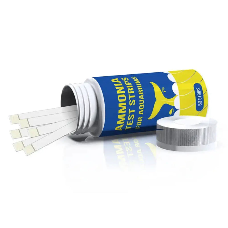 Habicare HBC Aquarium Water Quality Test Strips Ammonia Test Strips for Aquariums - 50 Count