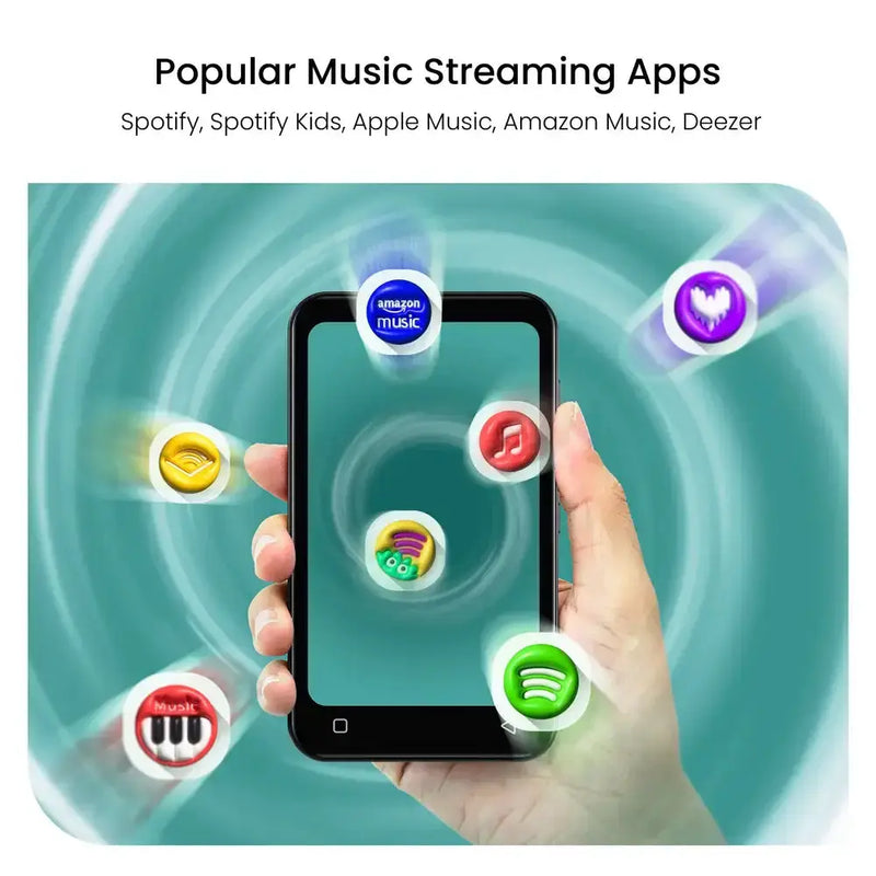 Android MP3/MP4 Music Player with Bluetooth & Wi-Fi (3 colours available) – view 2