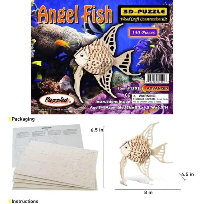 9eight5 3D Puzzle Angel Fish Angel Fish
