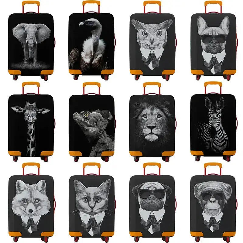 Habicare SS Animal Print Elastic Luggage Cover (18–32″) Animal Print Elastic Luggage Cover (18–32″)