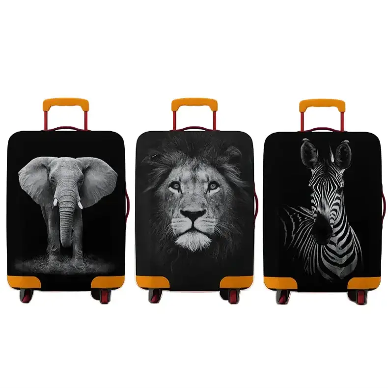Habicare SS Animal Print Elastic Luggage Cover (18–32″) Animal Print Elastic Luggage Cover (18–32″)