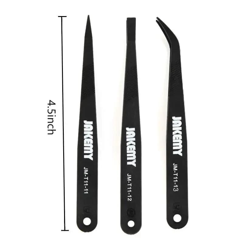 That Watch Shop Watch Tools Anti-static Carbon Fiber Tweezers (3 piece) Anti-static Carbon Fiber Tweezers (3 piece)