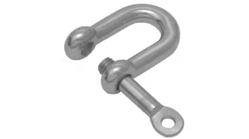 Anzor Stainless Steel Shackels Stainless Captive Pin D Shackles Each Anzor Stainless Captive Pin D Shackles Marine Grade
