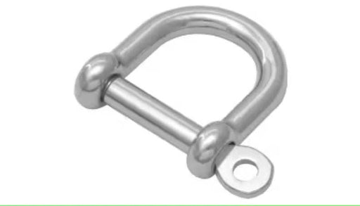 Anzor Stainless Steel Shackels Wide D Shackles - Stainless Steel Each Anzor Wide D Shackles Stainless Steel 5mm-10mm