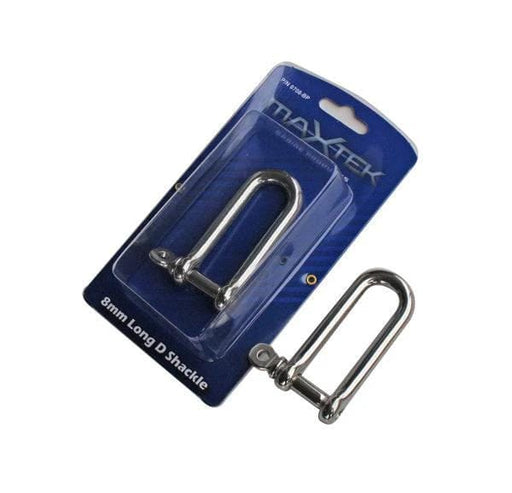 D Shackle 8mm Long 316 Stainless Steel