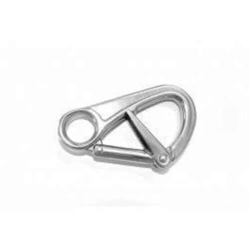 Absolute Marine Double Locking Safety Hook 19mm SS316 Corrosion Resistant Rigging Hook for Marine and Industrial Use