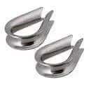 Anzor Wire Rope Thimble 4mm-316- Wire Rope Thimble Anzor 4mm 316 Wire Rope Thimble Premium Steel