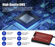 12V 50Ah Lithium Battery LiFePO4 Deep Cycle Marine 4WD Replace AGM – view 4