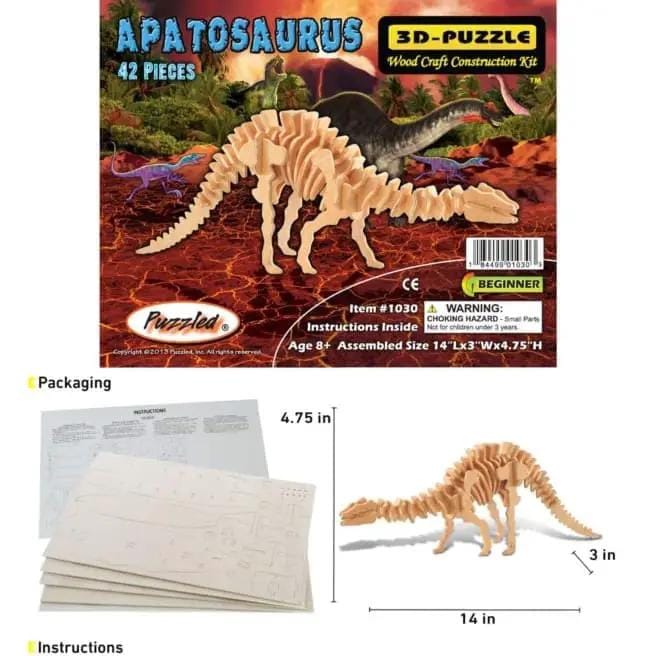 9eight5 3D Puzzle Apatosaurus Apatosaurus