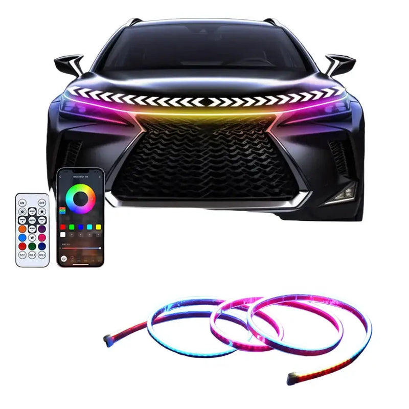 Habicare HBC APP-Controlled LED Car Hood Light Strip (12V) APP-Controlled LED Car Hood Light Strip (12V)