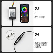 Habicare HBC APP-Controlled LED Car Hood Light Strip (12V) APP-Controlled LED Car Hood Light Strip (12V)