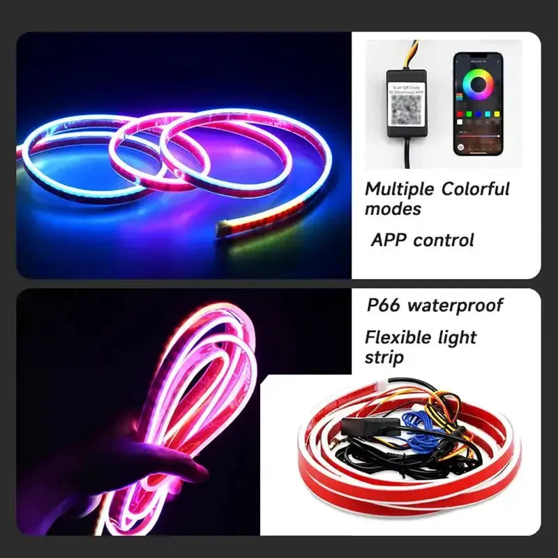 Habicare HBC APP-Controlled LED Car Hood Light Strip (12V) APP-Controlled LED Car Hood Light Strip (12V)
