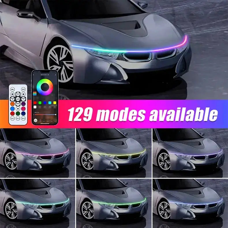 Habicare HBC APP-Controlled LED Car Hood Light Strip (12V) APP-Controlled LED Car Hood Light Strip (12V)