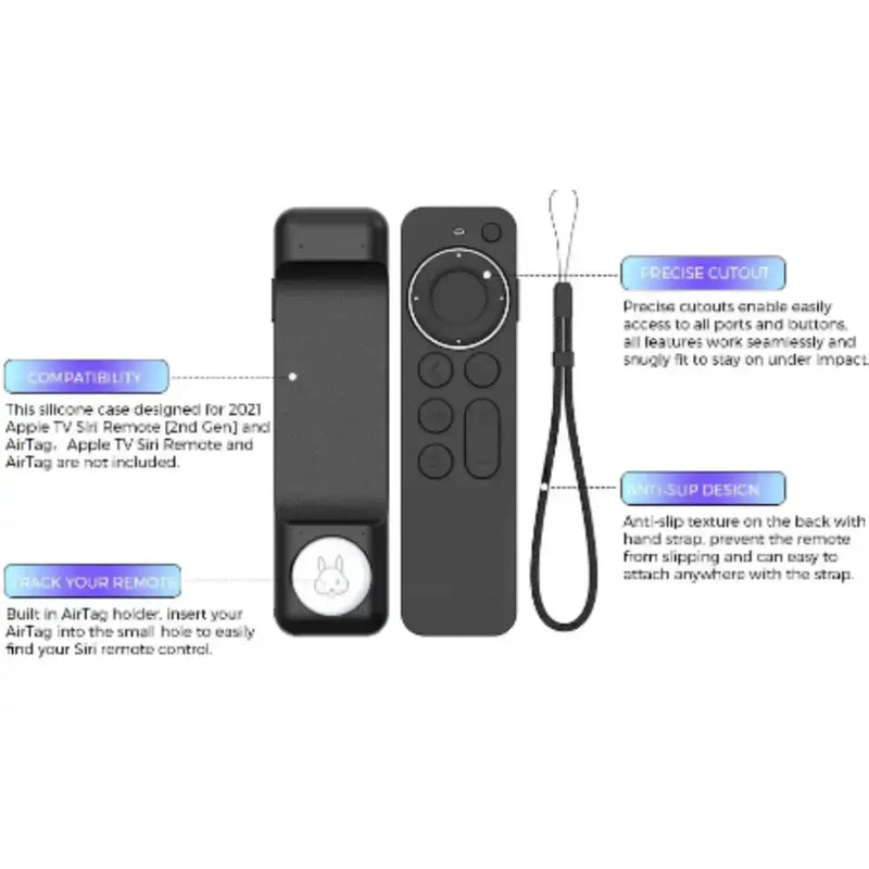 Habicare HBC Apple TV Remote Control Cover Apple TV Remote Control Cover