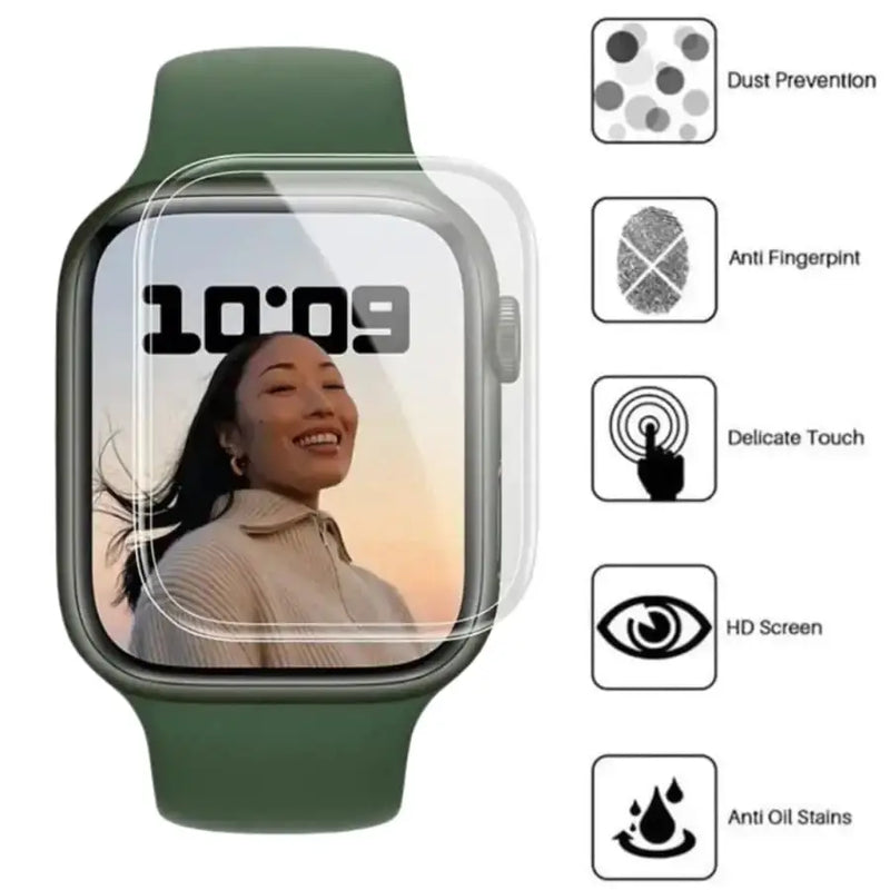 Screen Protectors for Apple Watch Series SE (2nd gen) (44mm) (Pack of 5) – view 2