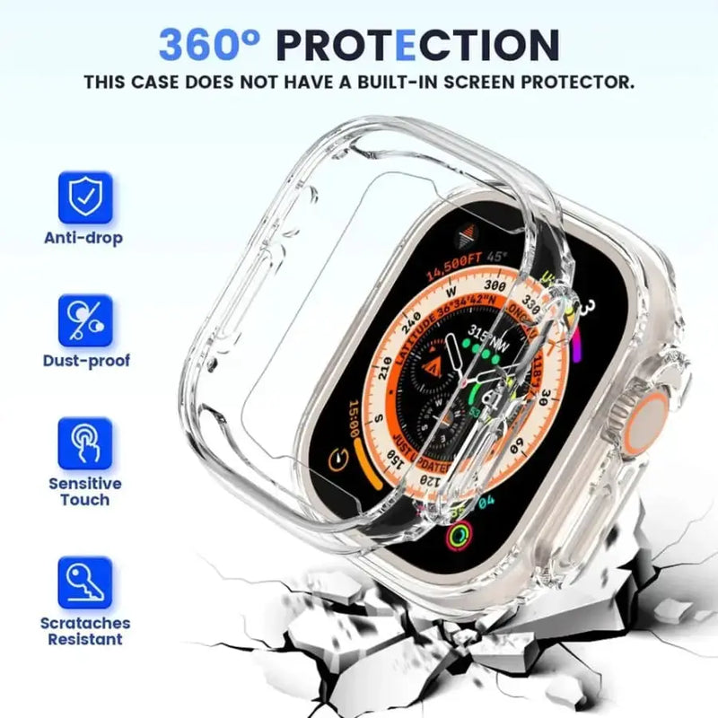 Habicare Watch case Protective Case for Apple Watch Ultra 2 (49mm) Protective Case for Apple Watch Ultra 2 (49mm)