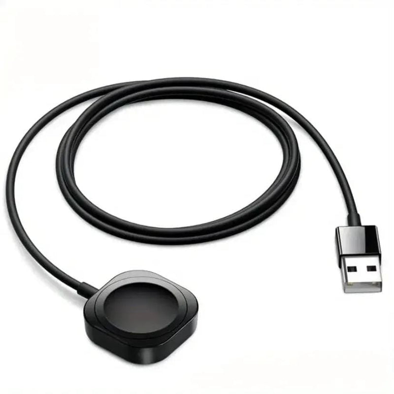 Wireless Charger for Apple Watch (USB) (Black, Square)