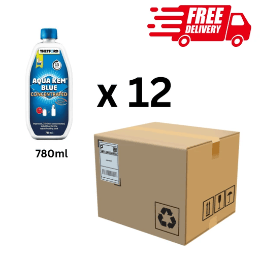 Thetford Aqua Kem Blue Concentrated - 780ml- Box of 12