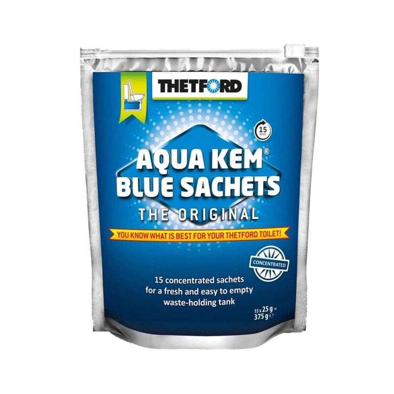 THETFORD Toilets Hygiene Thetford Aqua Kem Blue Sachets - 15Pk THETFORD Aqua Kem Blue Sachets For Portable Toilets