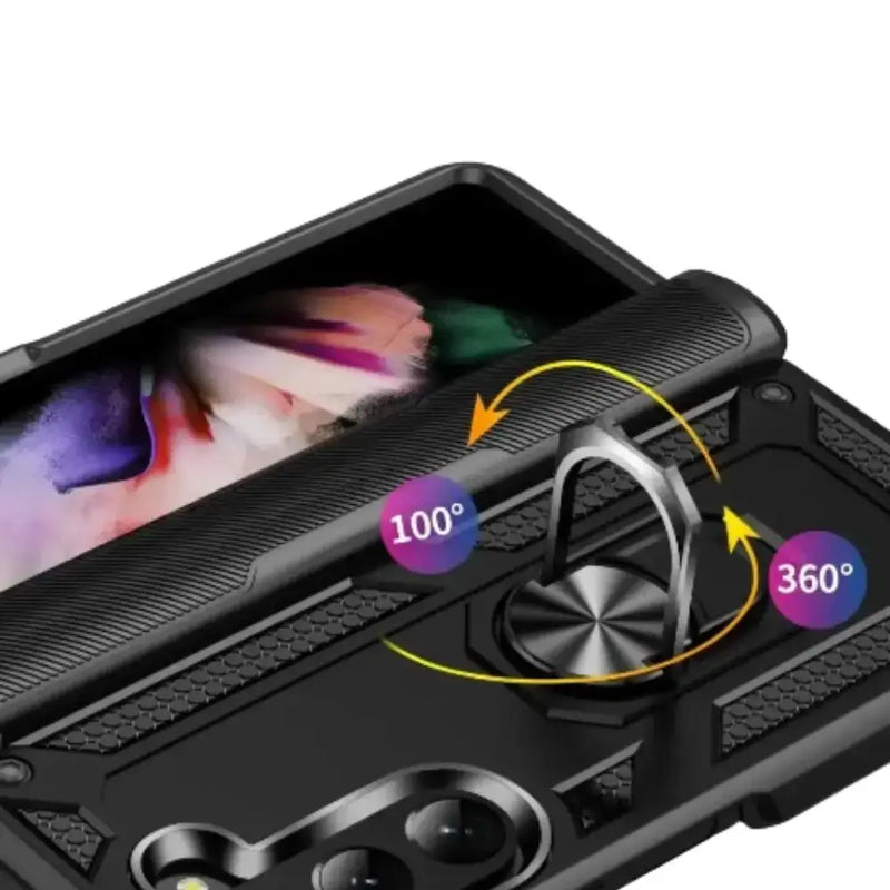 Habicare 9eight5 Armor Ring Case for Samsung Galaxy Z Fold 7/6/5 Armor Ring Case for Samsung Galaxy Z Fold 7/6/5