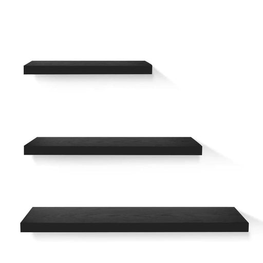 SportZone.co.nz Home & Garden > Storage Artiss Floating Wall Shelf Set of 3 Black Artiss Floating Wall Shelf Set of 3 Black