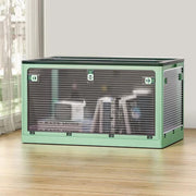 Artiss Storage Box Container Foldable Stackable 5 Sides Open Transparent 140L – view 7